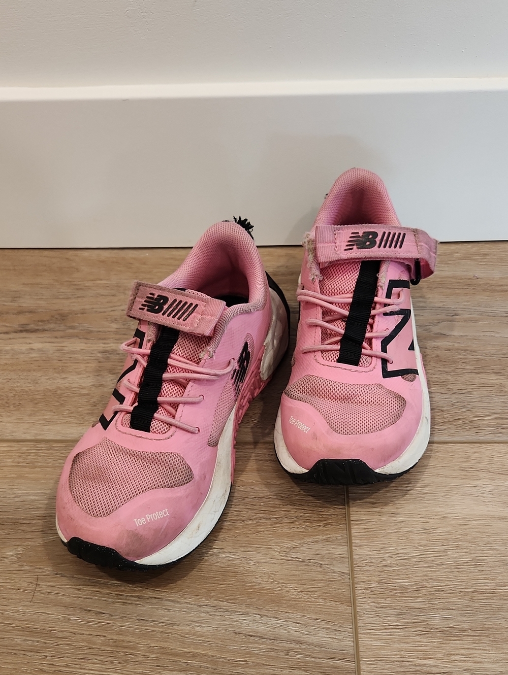 New Balance Girls Pink FuelCell Play Bungee Lace Athletic Sneakers Size US 13.5